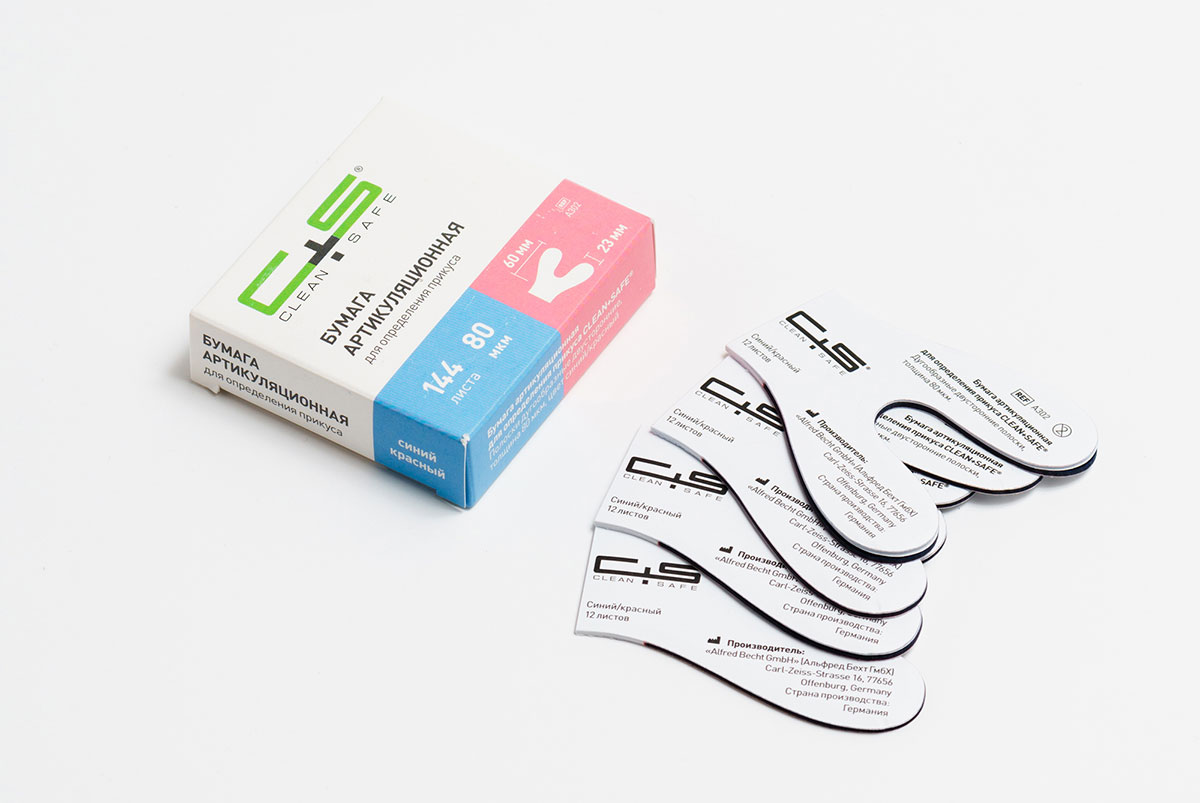 фото CLEAN+SAFE Horseshoe Articulation Paper 12x12 