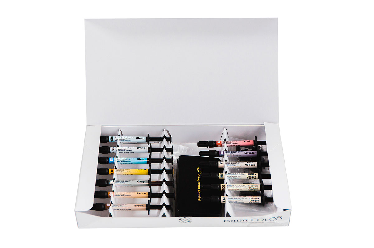 фото Estelite Color Kit, 13 Syringes 0.9 g (Tokuyama, Japan) 